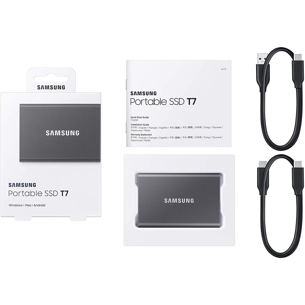 Portable SSD 1TB Gray with Hard EVA Case H3869