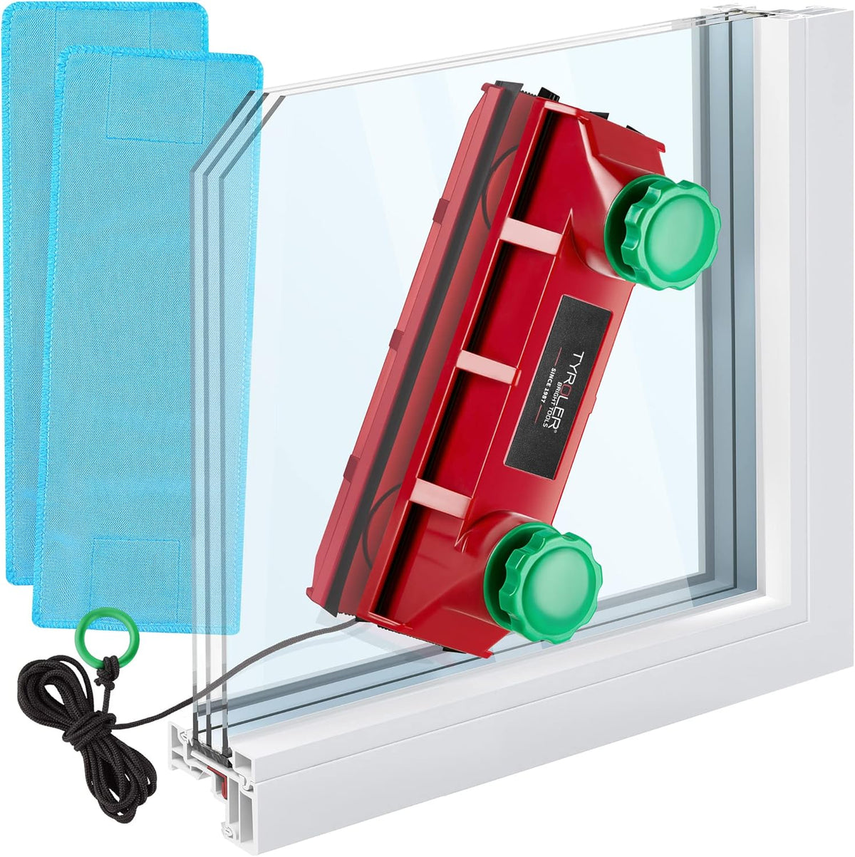 Magnetic Window Cleaner with Adjustable Force Control, Double-Sided L6908