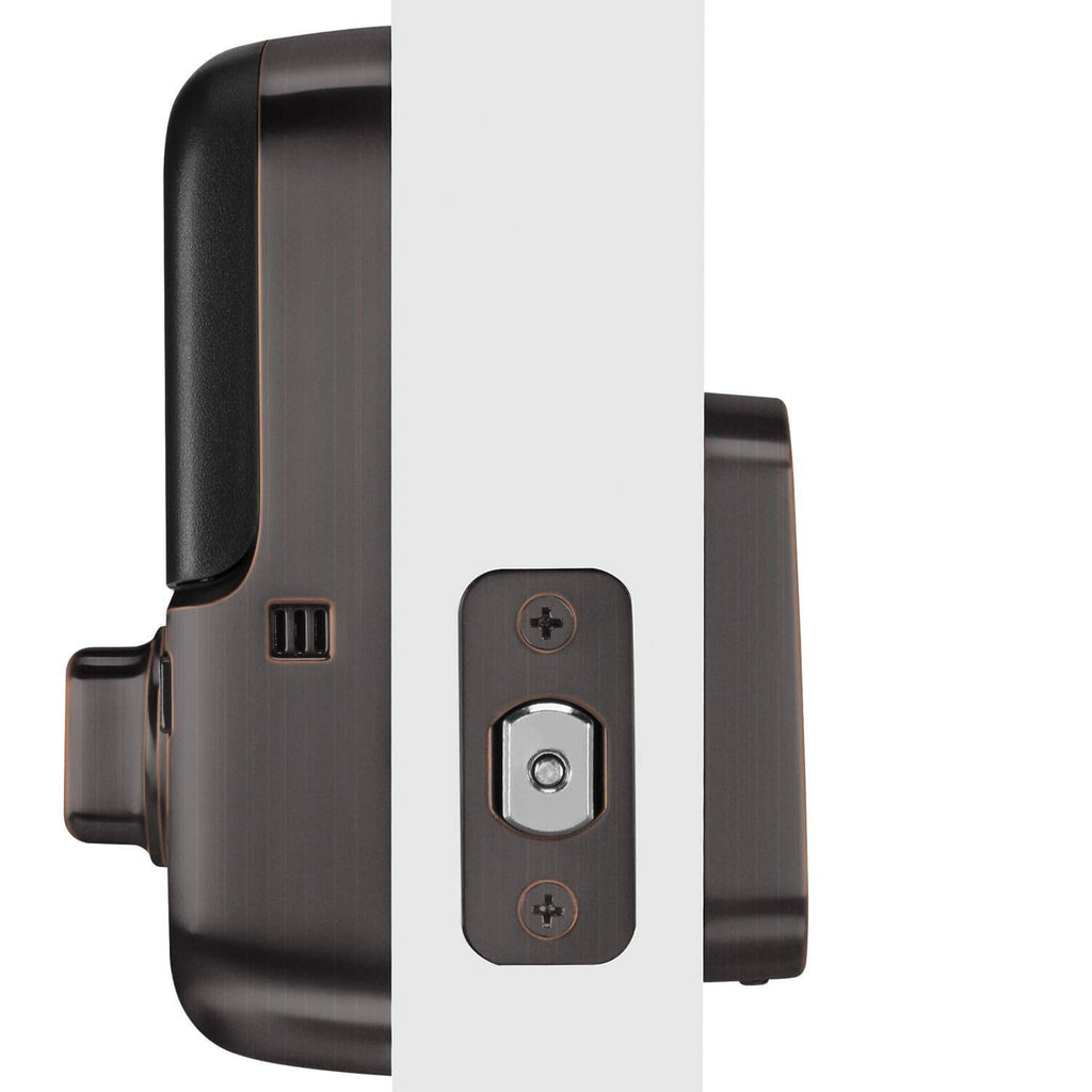 Satin Nickel Key Free Touchscreen Deadbolt E142078