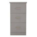 Gray Oak 3-Drawer Vertical Filing Cabinet E9127