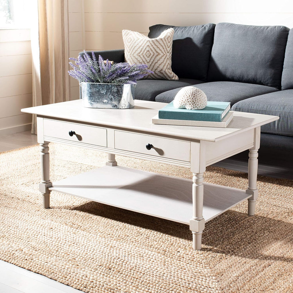 Distressed Black Coffee Table I249644