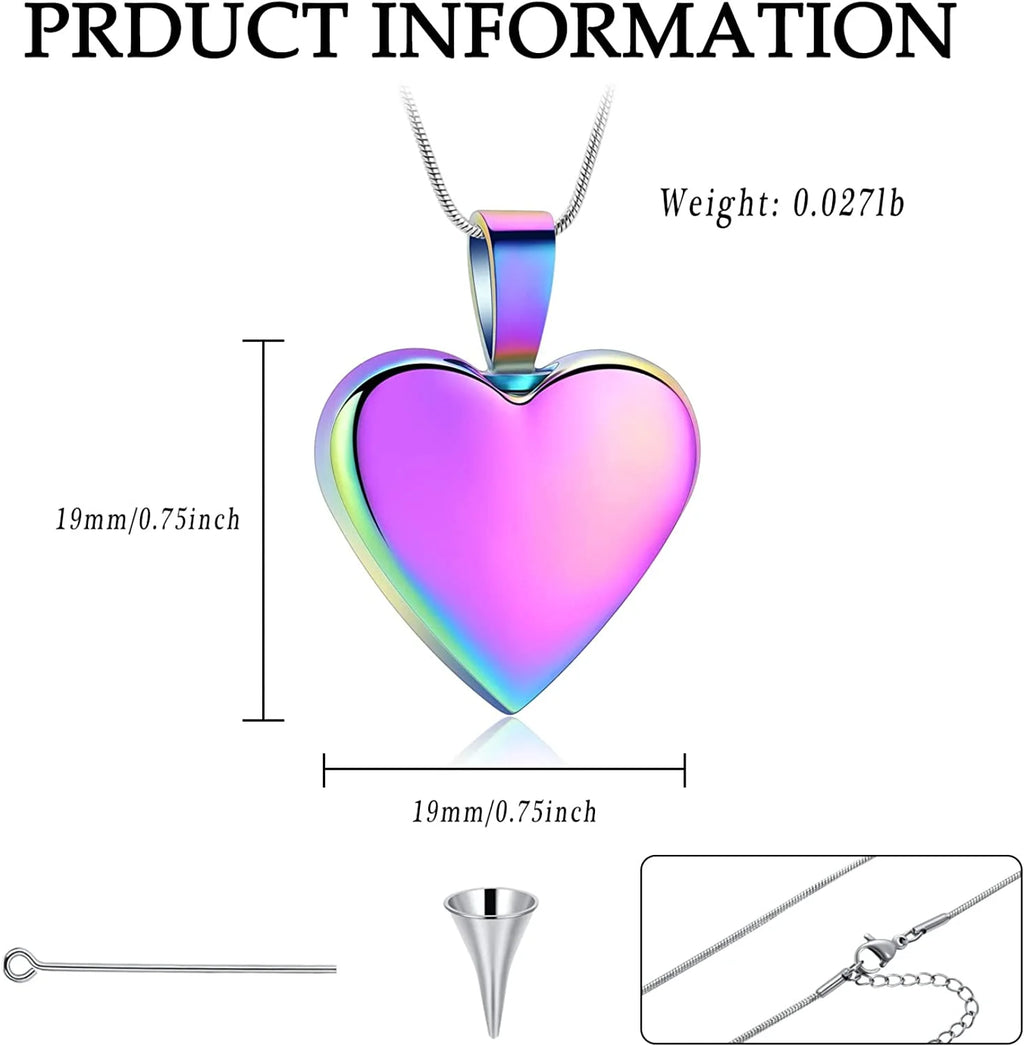Heart Urn Necklace Cremation Jewelry C96883