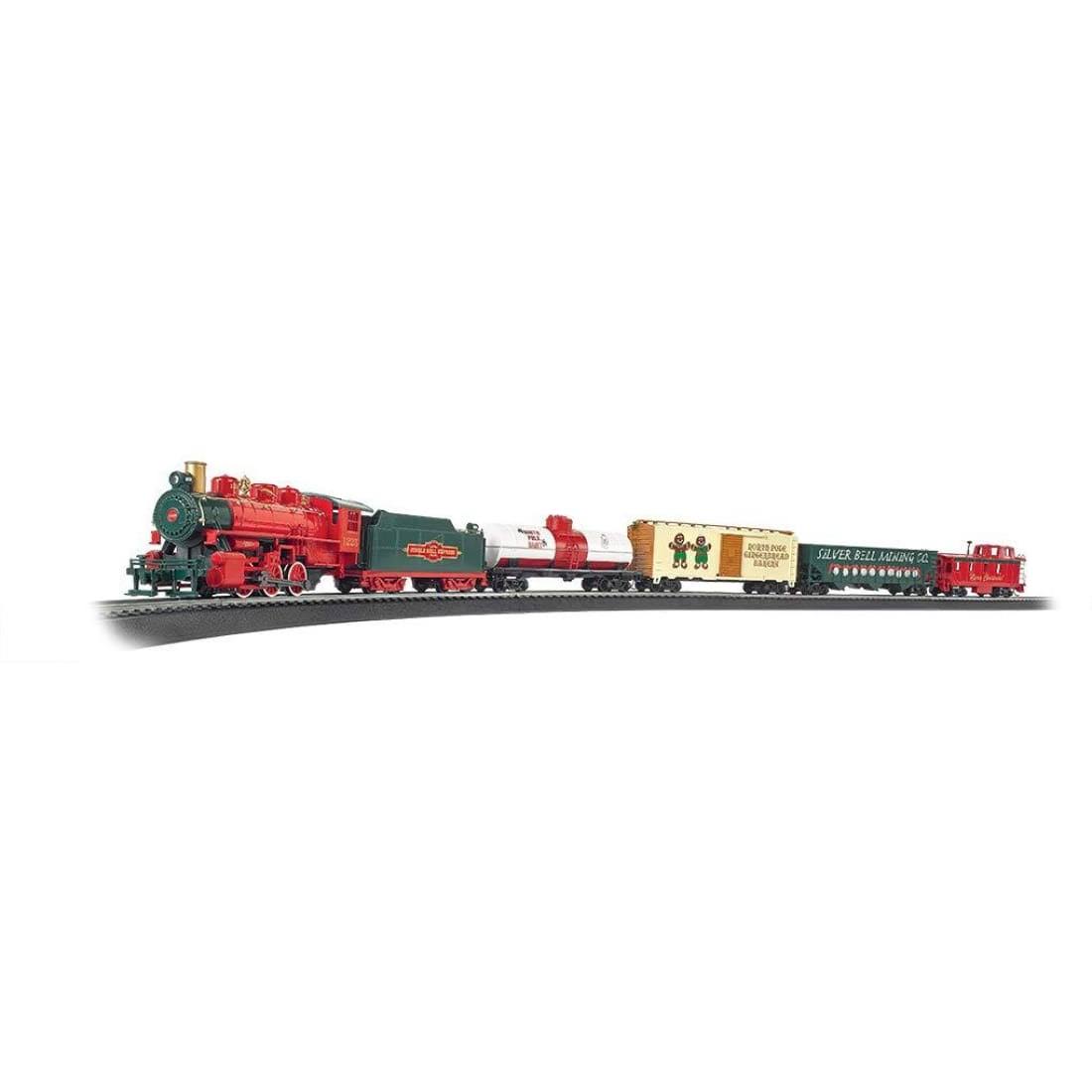 Jingle Bell Express Ready to Run Electric Train Set HO Scale F448279