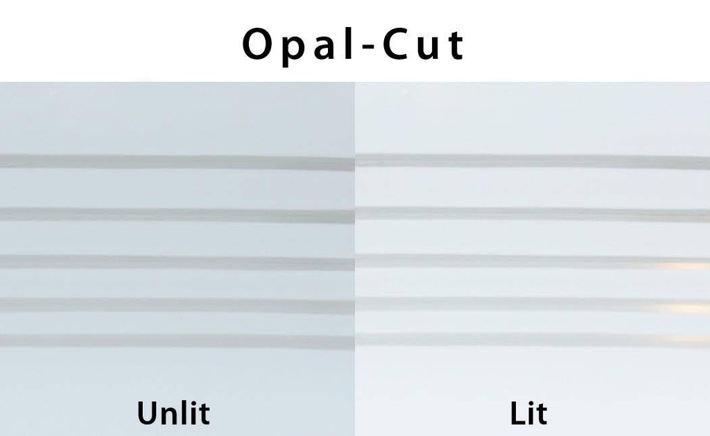 Opal/Cut Two Light Flush Mount U6173