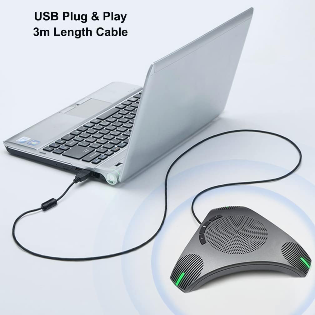 USB Speakerphone with DSP Noise Reduction and Echo Cancellation O5786