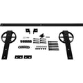 Black Barn Door Hardware Set with 64 inch Track X930231