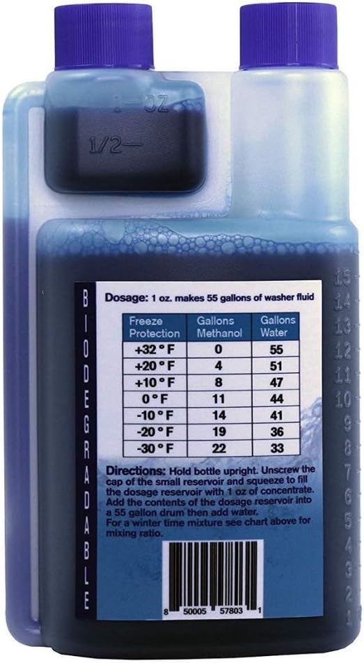 Windshield Washer Fluid Concentrate, 1 oz. Makes 55 Gallons X886947