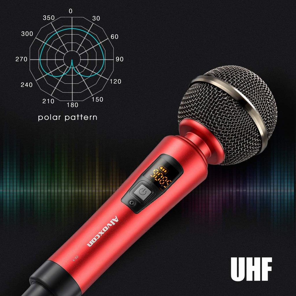Rechargeable UHF Dynamic Wireless Microphone System, Pack of 2 B6219