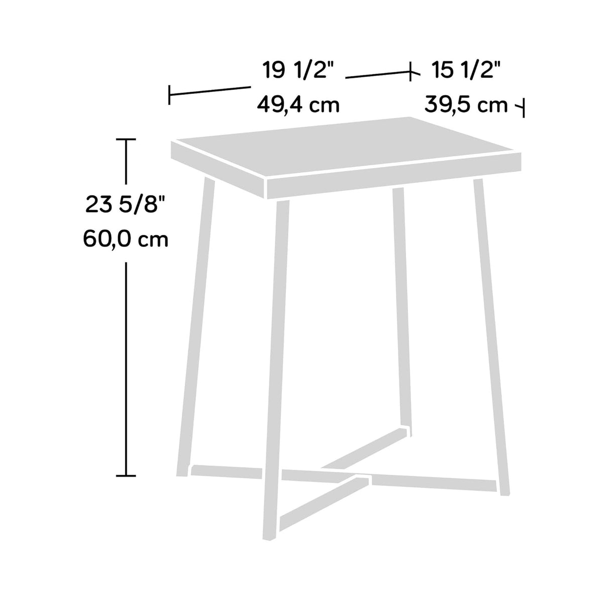 Side Table, Grand Walnut Finish M6756