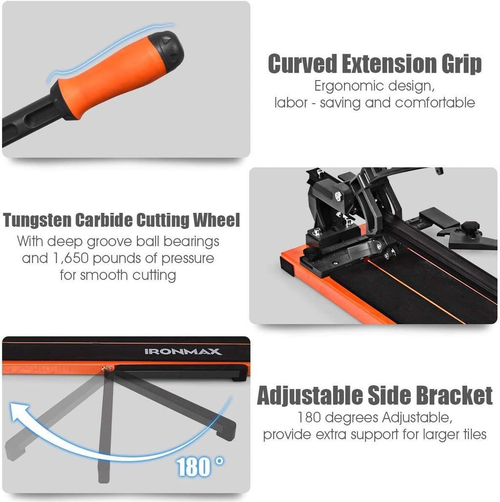 36-Inch Manual Tile Cutter with Tungsten Carbide Cutting Wheel Q967009