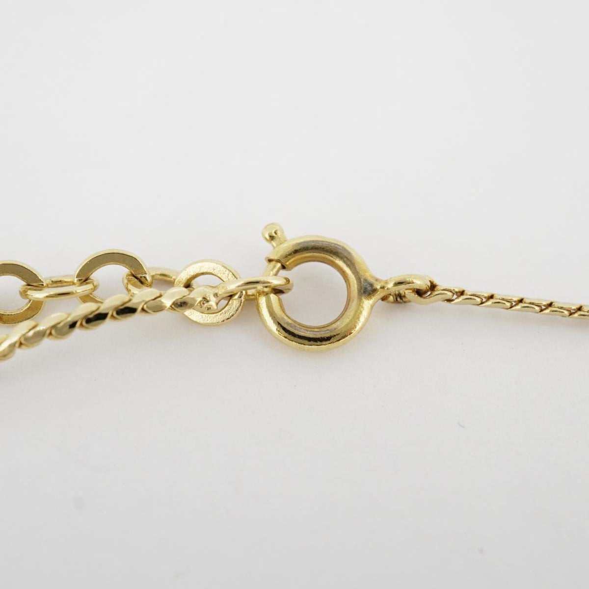 Gold Plated Rhinestone Heart Necklace H10213