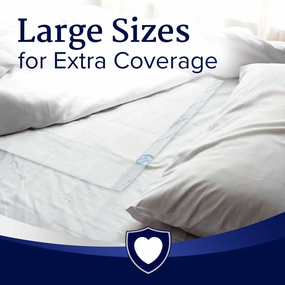 Super-Absorbent Disposable Underpads, Extra Long, 36x48 in., 2X-Large, Case/30 E841346