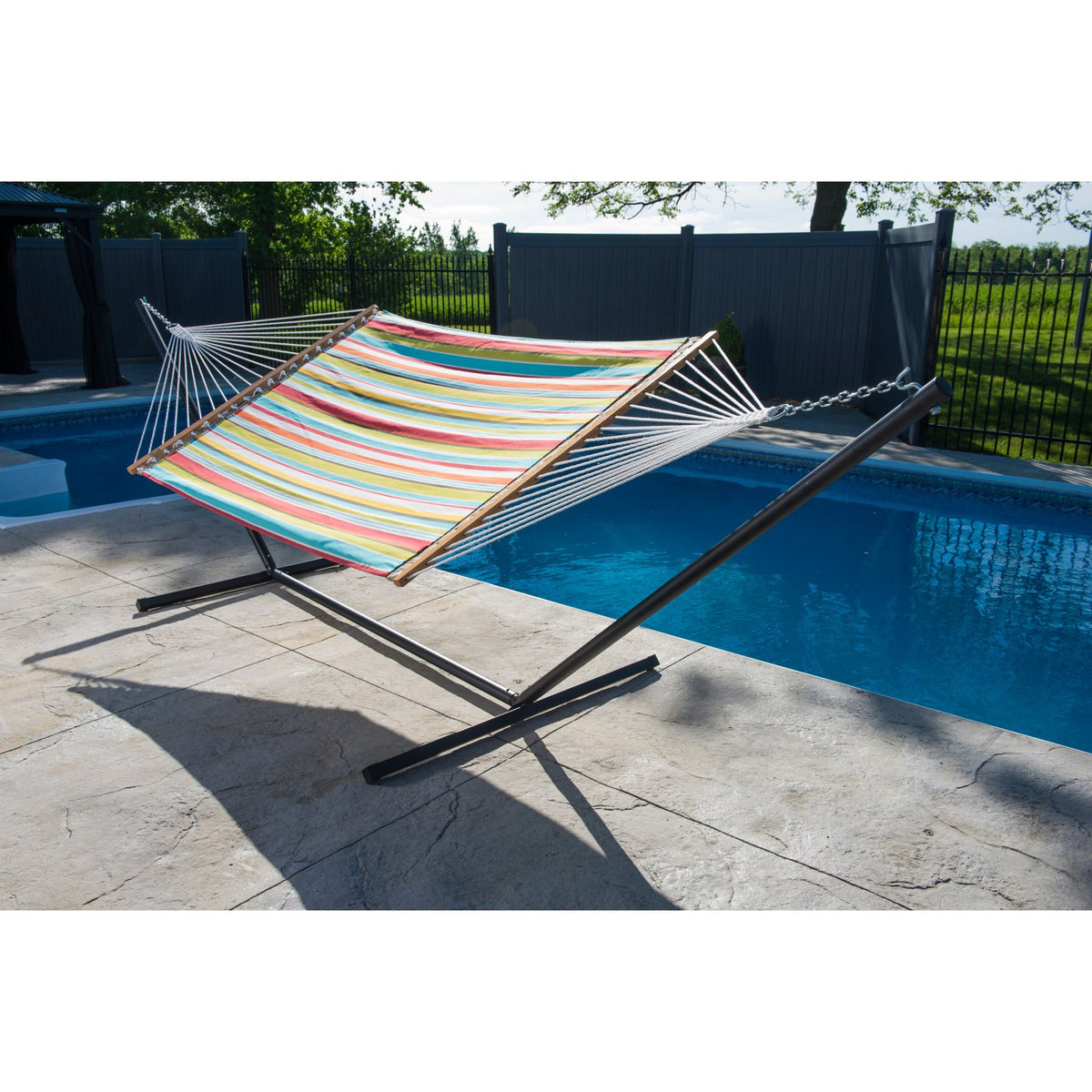 Quilted Fabric Double Hammock E948676