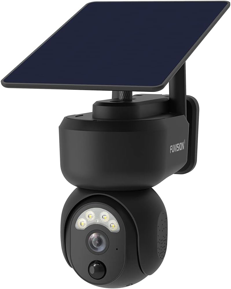 Wireless WiFi PTZ Solar Security Camera with Color Night Vision Z85125