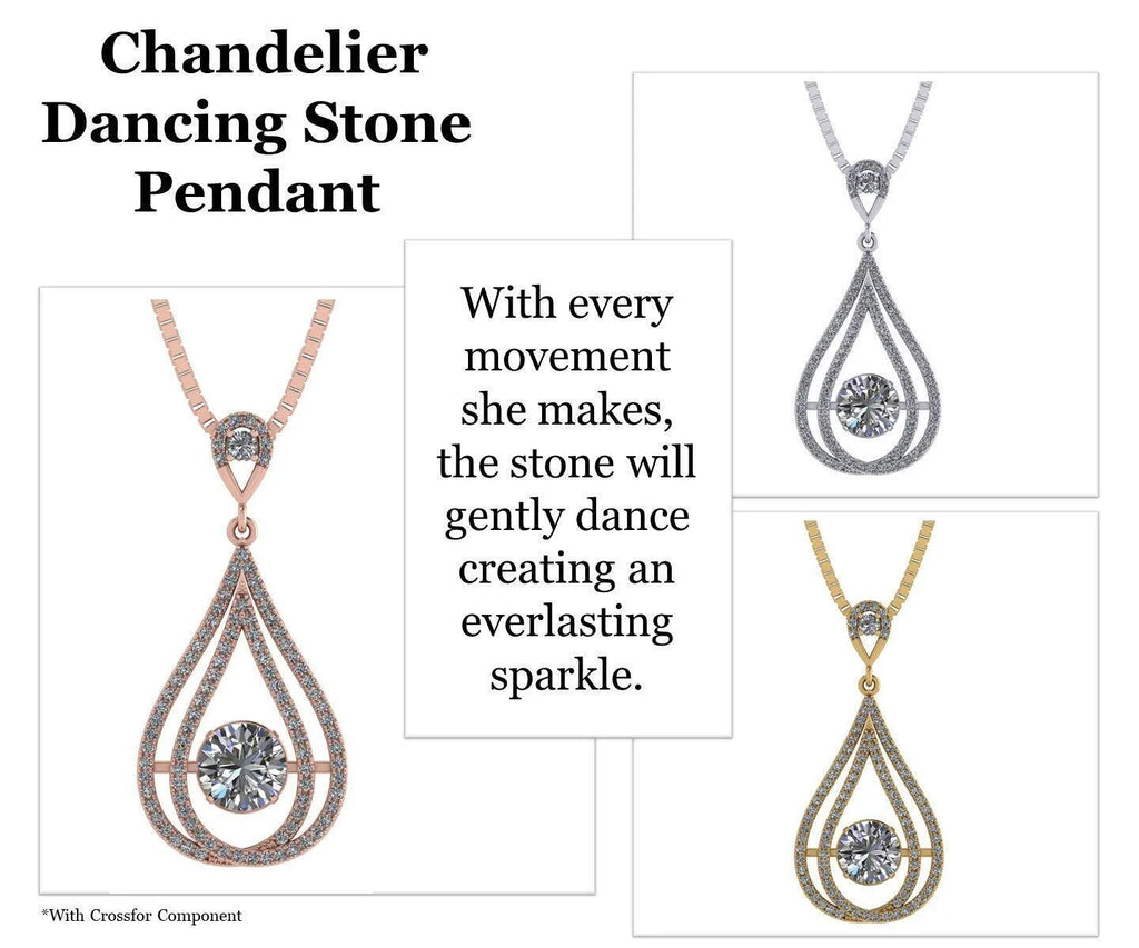 Yellow Gold Plated 925 Sterling Silver Zirconia Necklace W62328