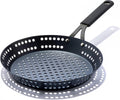 Black 12 Carbon Steel Frying Pan with Silicone Sleeve I2985