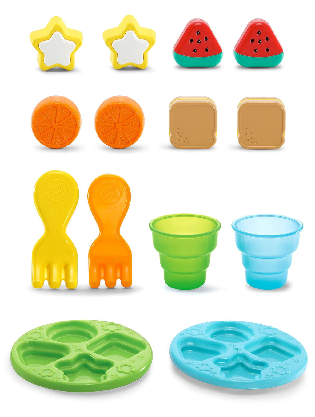 Yellow Shapes and Sharing Picnic Basket L375