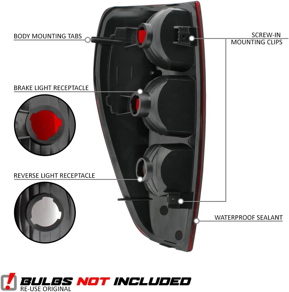 Replacement Rear Brake Tail Lights [ Pair ] Pack of 2 G964