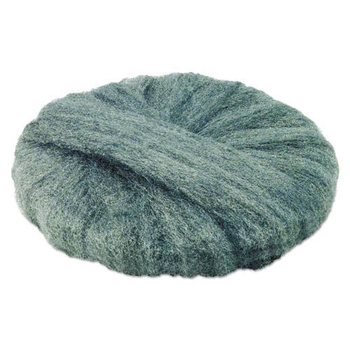 Gray Steel Wool Pads, Grade 0, 20x22 Diameter, 12/Carton K60998