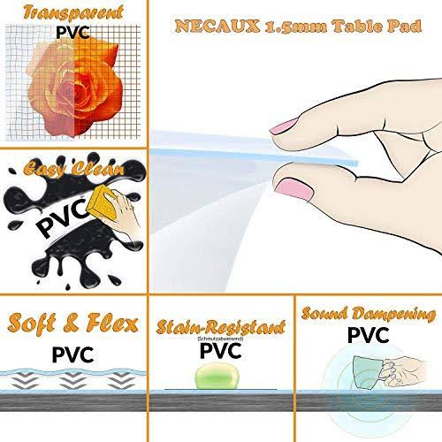 Clear PVC Table Cover Protector 36 x 48 inch T771