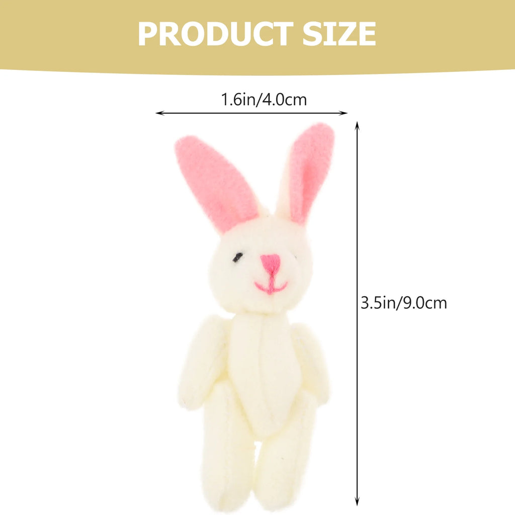 30 Pcs Mini Bunny Plush Toy Kawaii Plush C3367