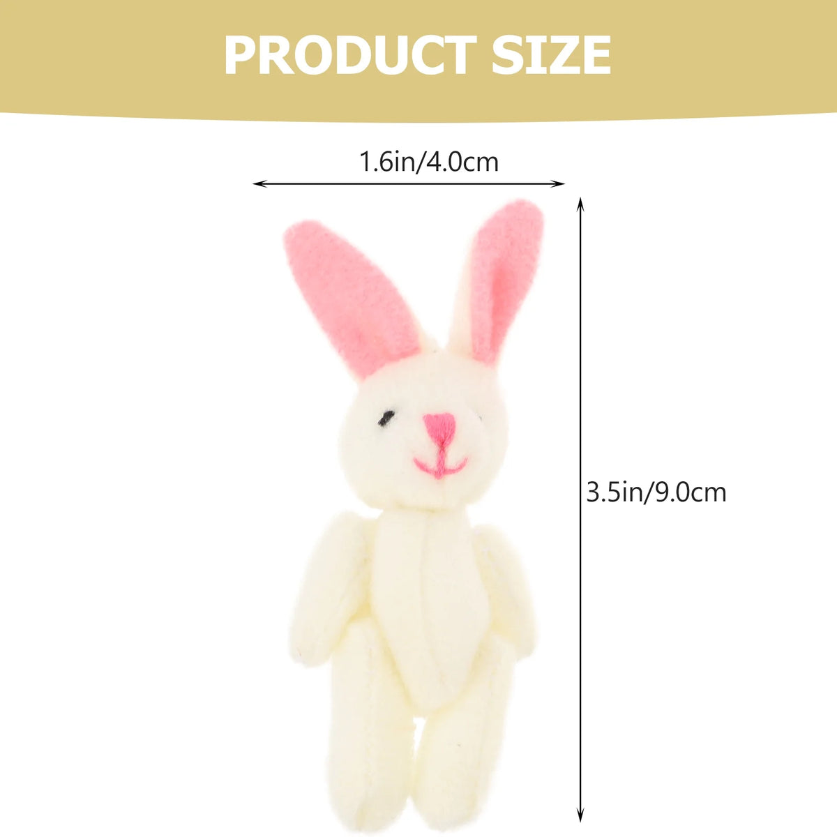 30 Pcs Mini Bunny Plush Toy Kawaii Plush C3367