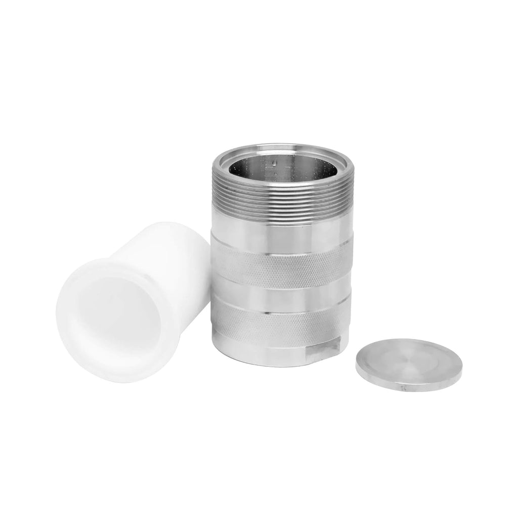 300ml Hydrothermal Synthesis Autoclave Reactor with polytetrafluoroethylene Lining Pressure Gauge B6733