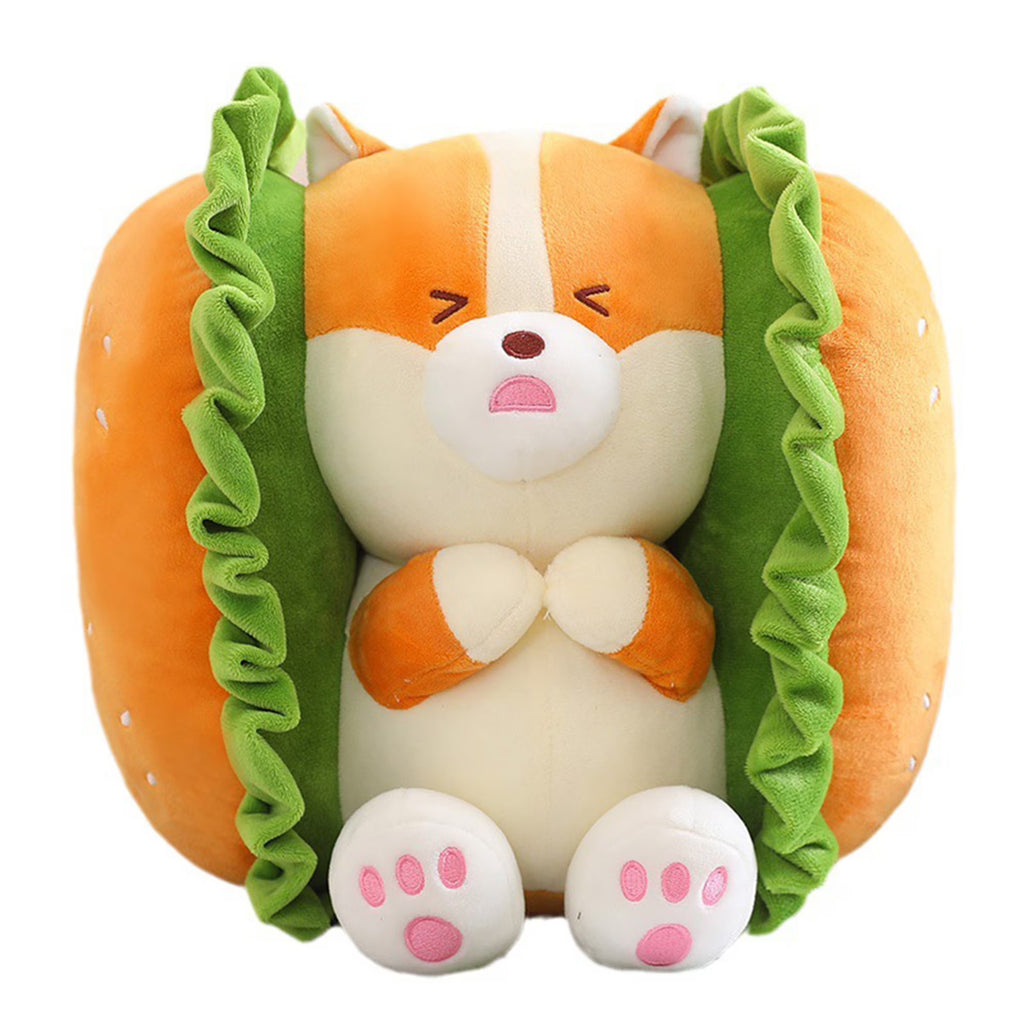 Fuzzy Hamburger Plush Toy J344797