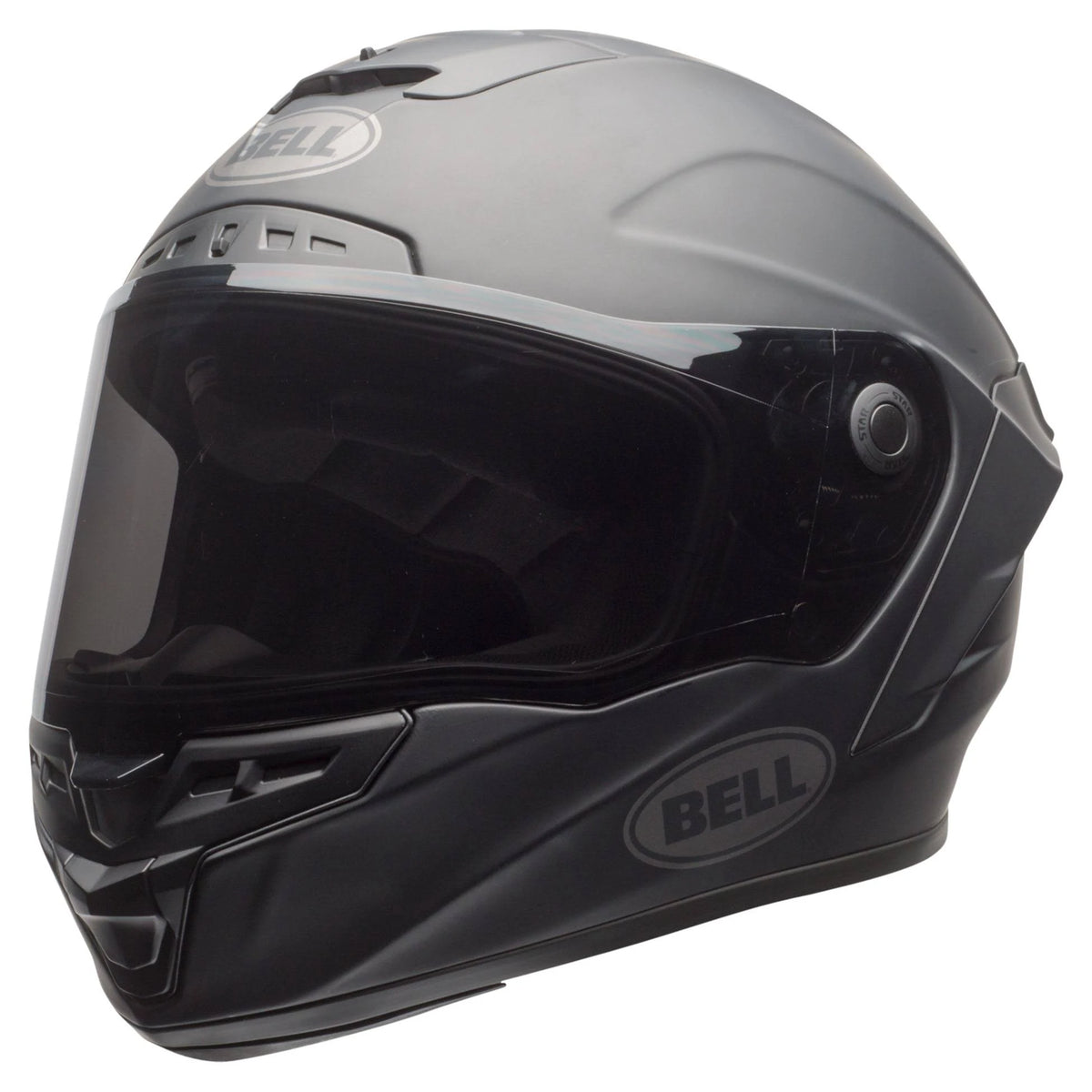 Matte Black Solid Motorcycle Helmet E45536
