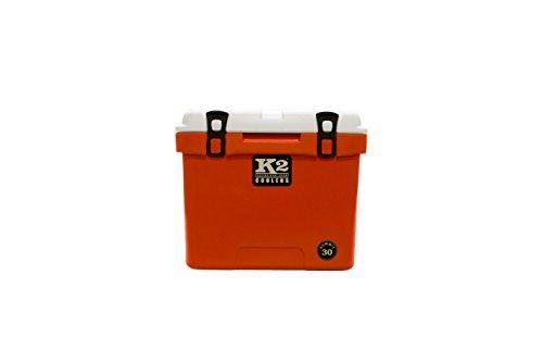 Purple and Yellow 30 Quart Cooler D289829