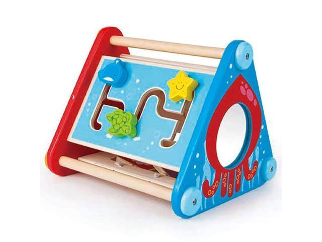 Wooden Baby Toddler Activity Building Box Toy (4 Pack) X572799