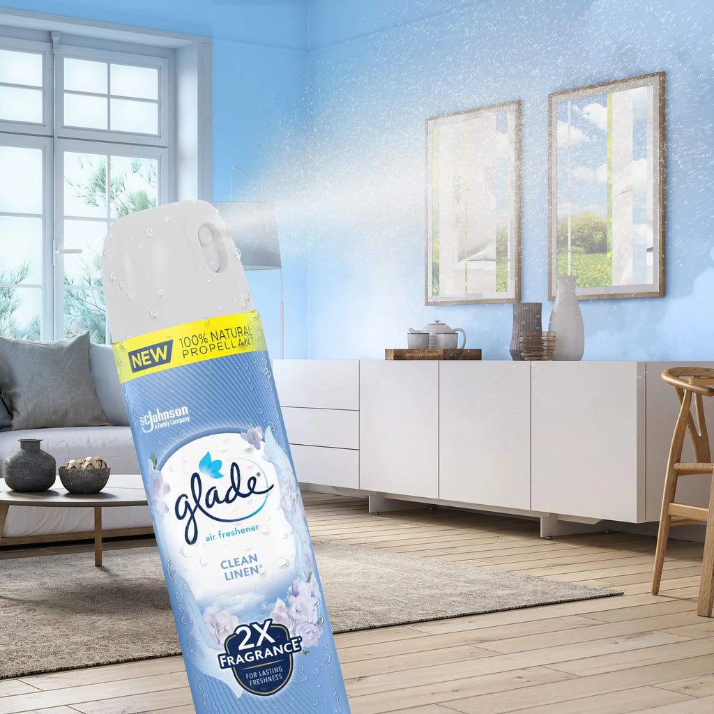 Clean Linen Room Air Freshener Spray, 8.3 Oz (Pack of 24) A729