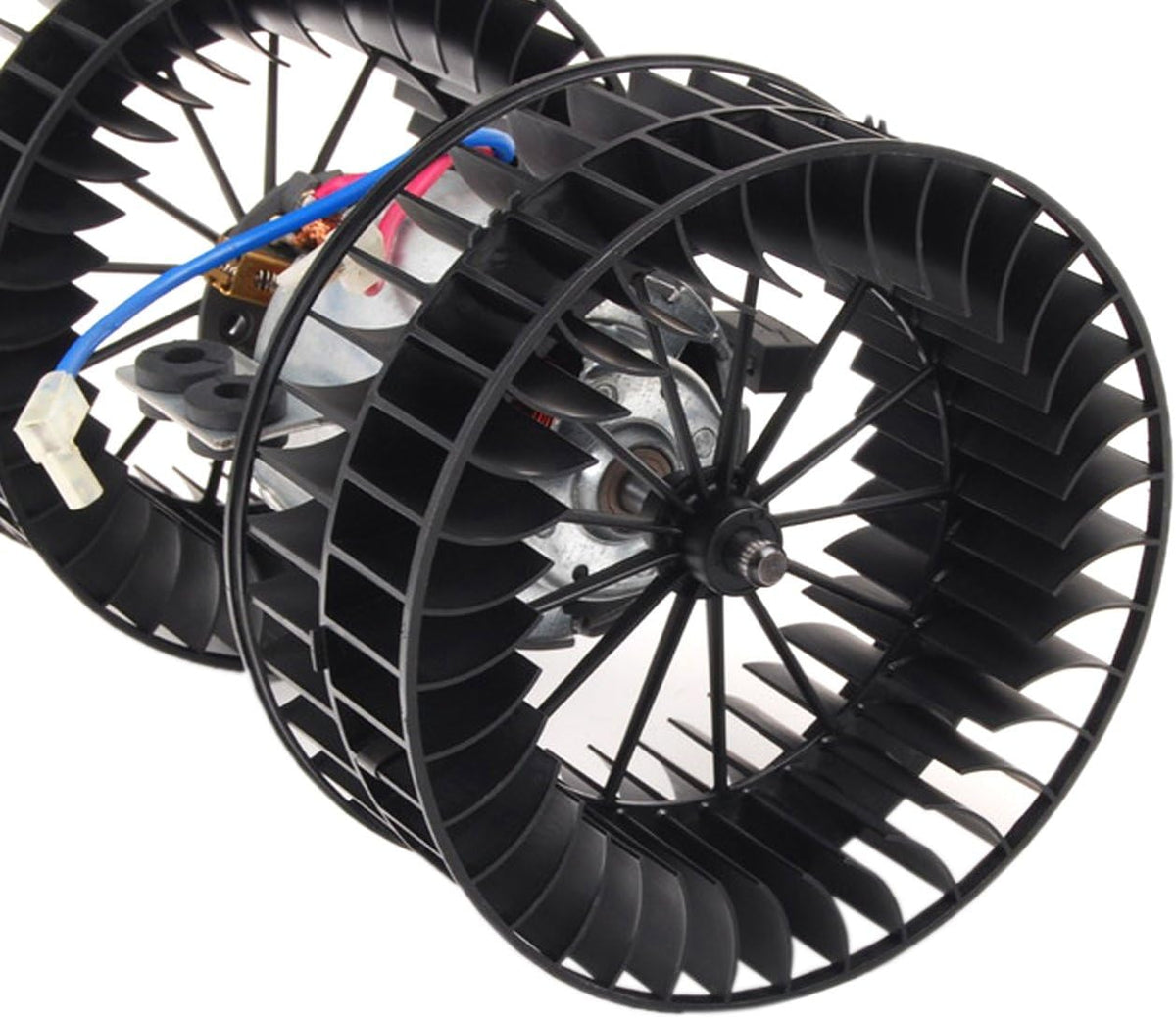 Front Heater Blower Motor with Dual Fan Cage Pack of 2 T2258