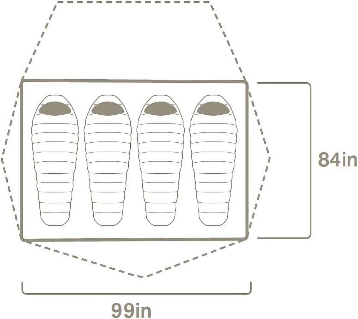 Tent Footprint For Outdoor Camping H43851