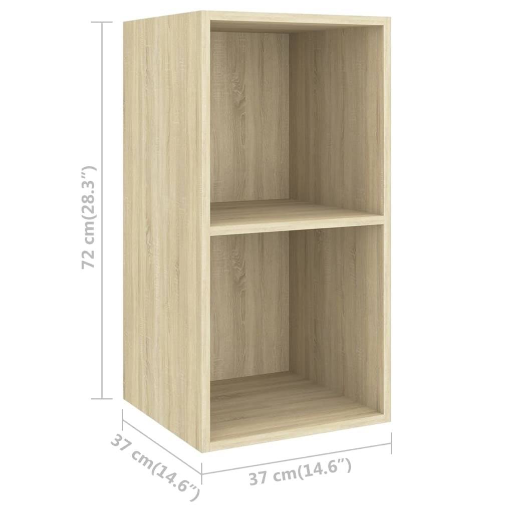 Sonoma Oak Wall-Mounted TV Cabinet Chipboard O6778