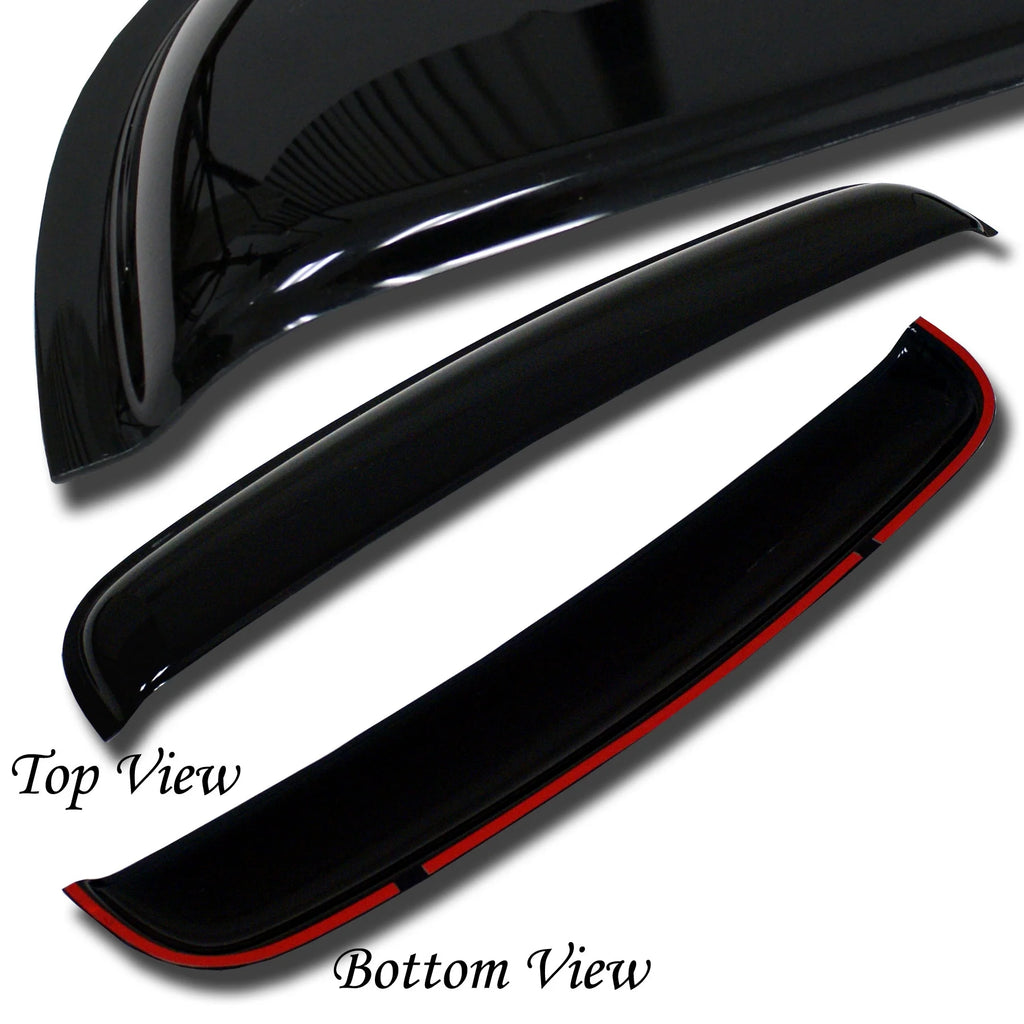 Outside Mount Window Visor Deflector and Sunroof 5 Pcs Set D608
