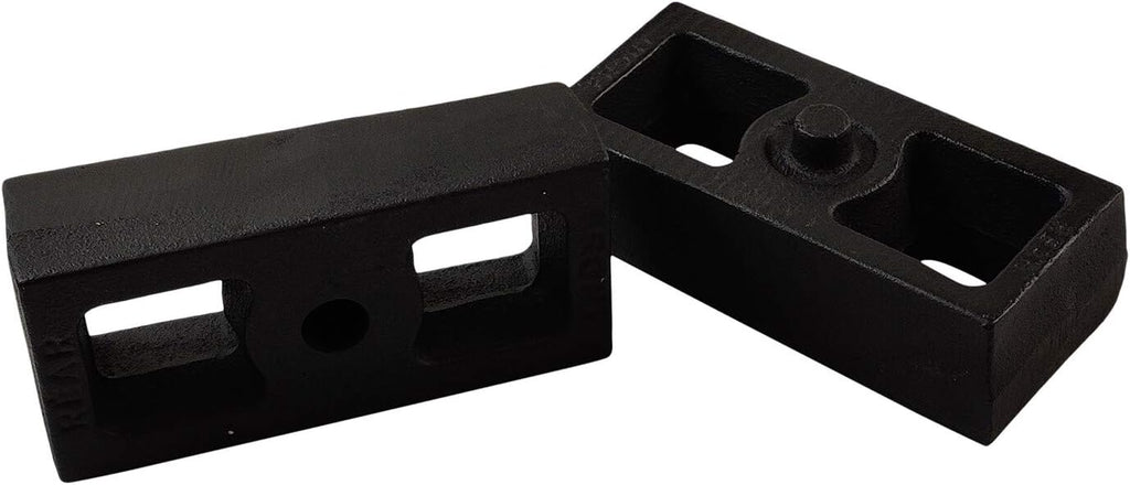 2WD/ 4WD 1.5 Rear Suspension Lift Cast Iron Blocks with 10 Round Leaf Spring Axle U Bolts C95050
