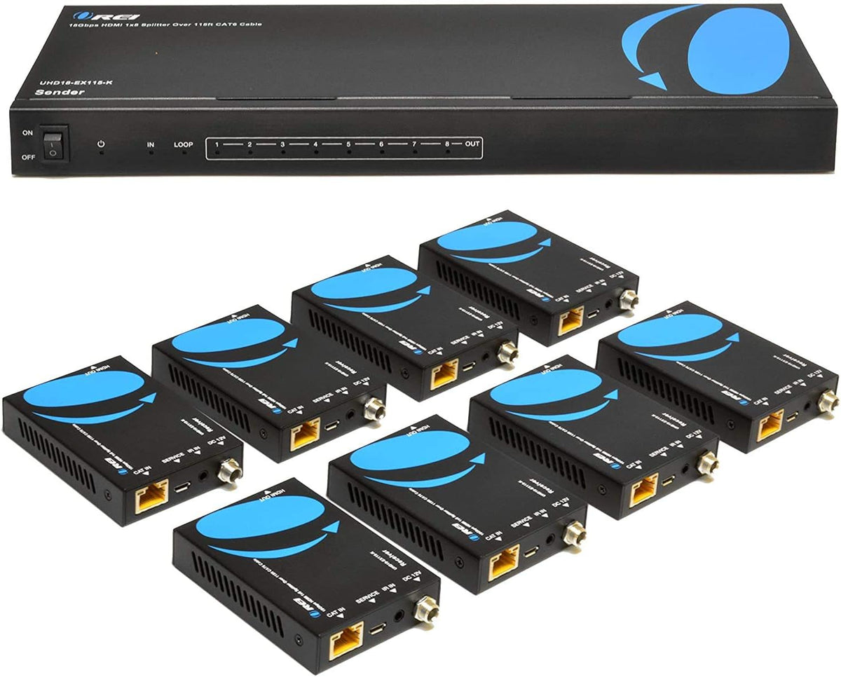 4K 4x4 HDMI Extender Matrix with HDR Switcher & IR Control, RS-232 Z528609