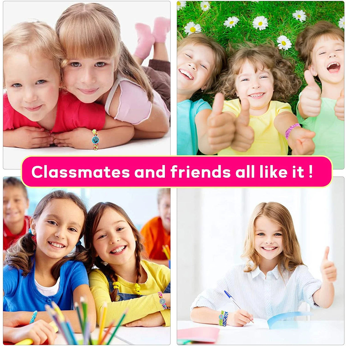 DIY Craft Kit Friendship Bracelet Making Set W12234