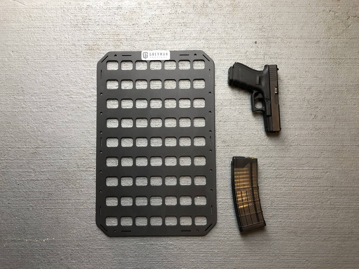 Black 12.25 x 19 Rigid Molle Panel Y65833