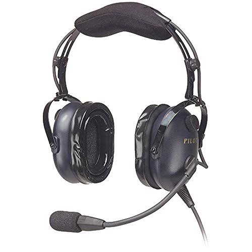 Black Passive Helicopter Headset P3646