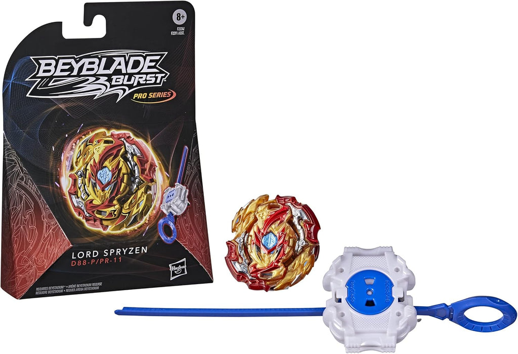 Lord Spryzen Spinning Top Starter Pack Balance Type Battling Game Top with Launcher Toy G9527