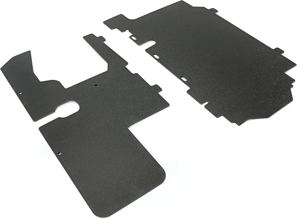 Black Radiator and Battery Protection Panels Pack of 2 P1870