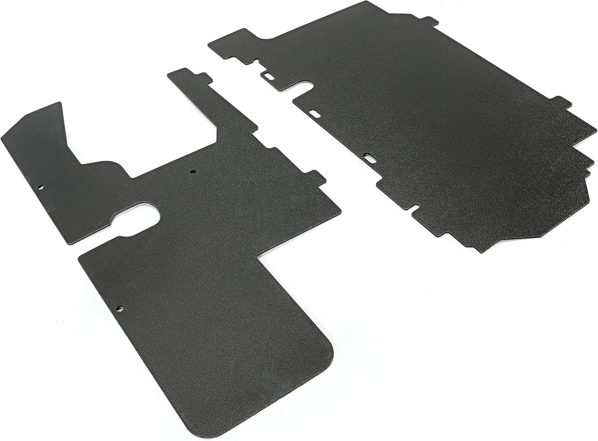 Black Radiator and Battery Protection Panels Pack of 2 P1870