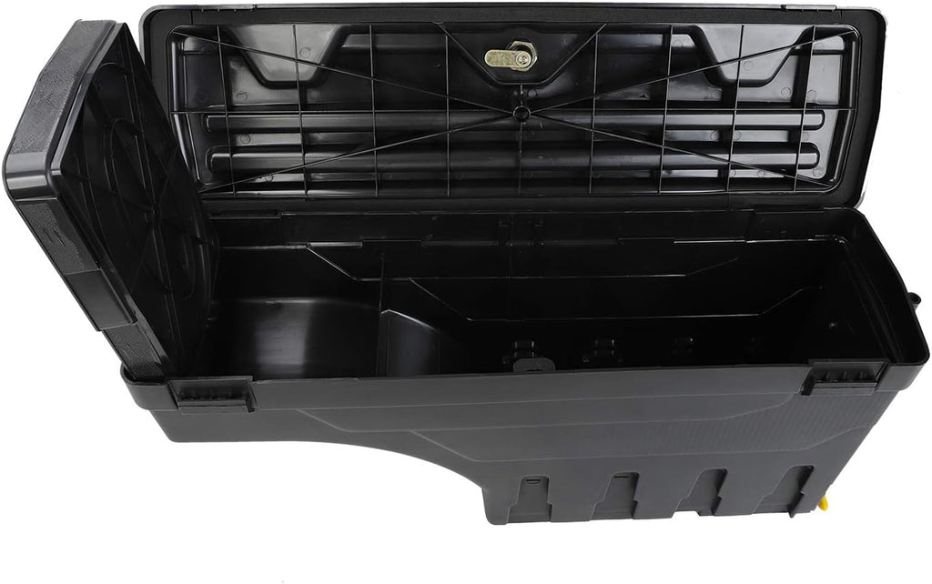 Truck Bed Wheel Well Storage Case Tool Box Black Lockable Storage Box Unit One Pair I3831