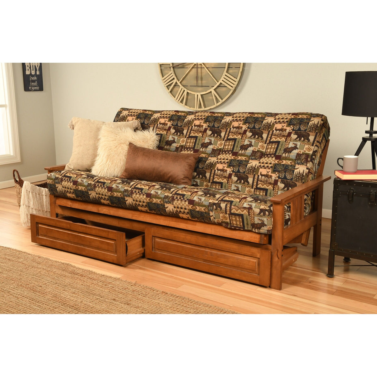Multi-Color Fabric Storage Sofa S798