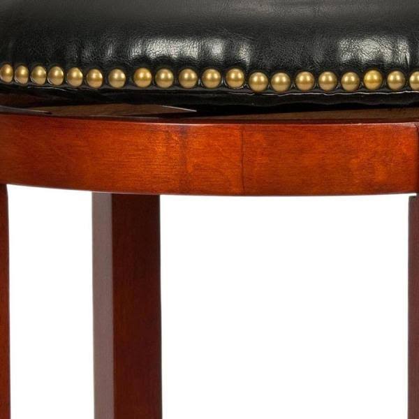 Cherry & Black Swivel Counter Stool J621