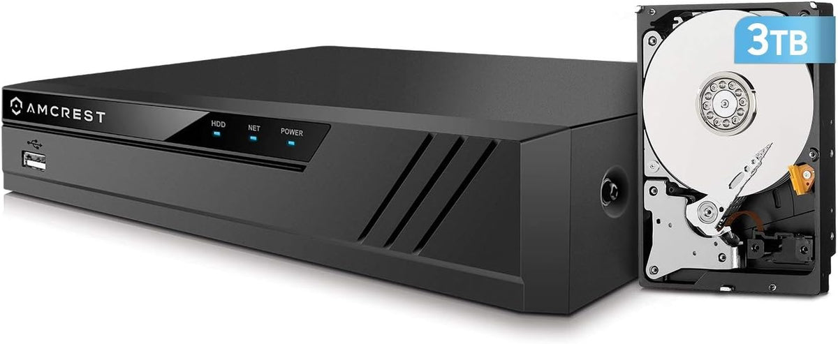 4K 16CH Network Video Recorder with 8-Port PoE F88035