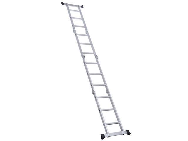 12.5 ft Aluminum Folding Scaffold Ladder R5008
