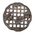 Brown/Black Cast Aluminum Frog Stepping Stone C9700